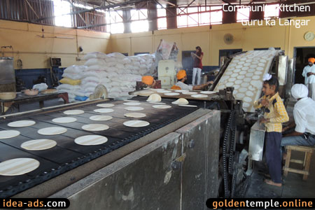 chapati making machine in india guru ka langar