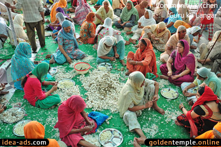 how much food prepared in guru ka langar golden temple