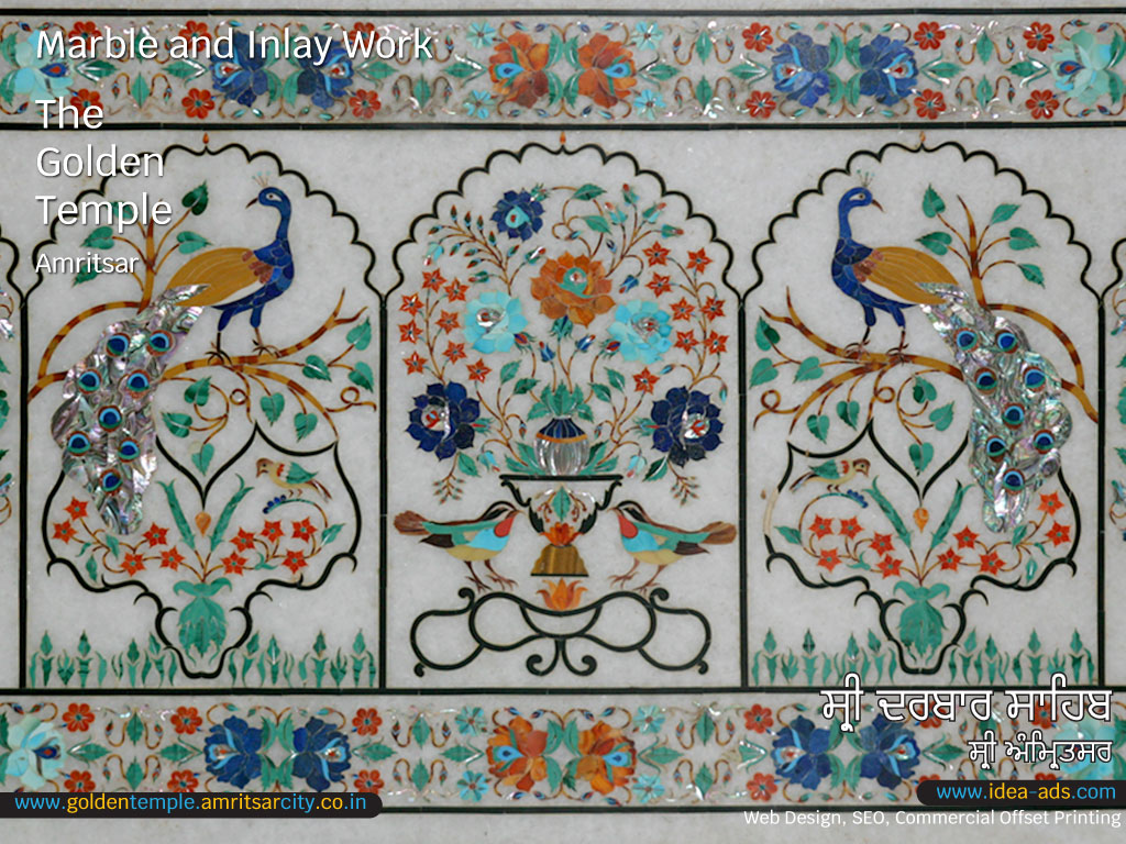 Marble and Inlay Work Darbar Sahib Amritsar